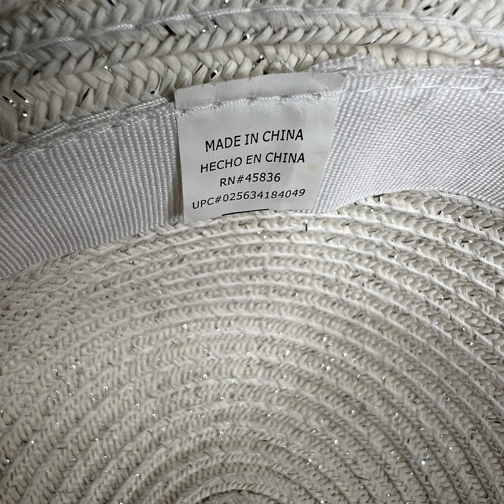 Floppy Hat Brim White Women Folding Summer‎ Beach Sun Straw Beach Hat